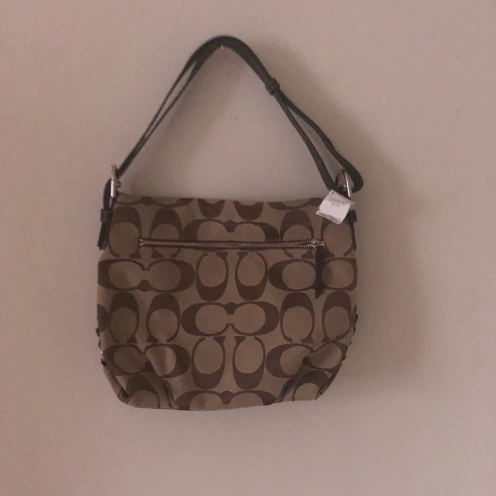 NWT Coach 🤩 Leather signature duffle bag